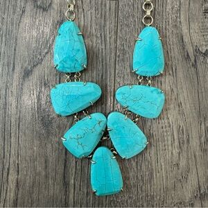 Kendra Scott Turquoise Statement Necklace